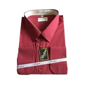 Men's Red Dress Shirt